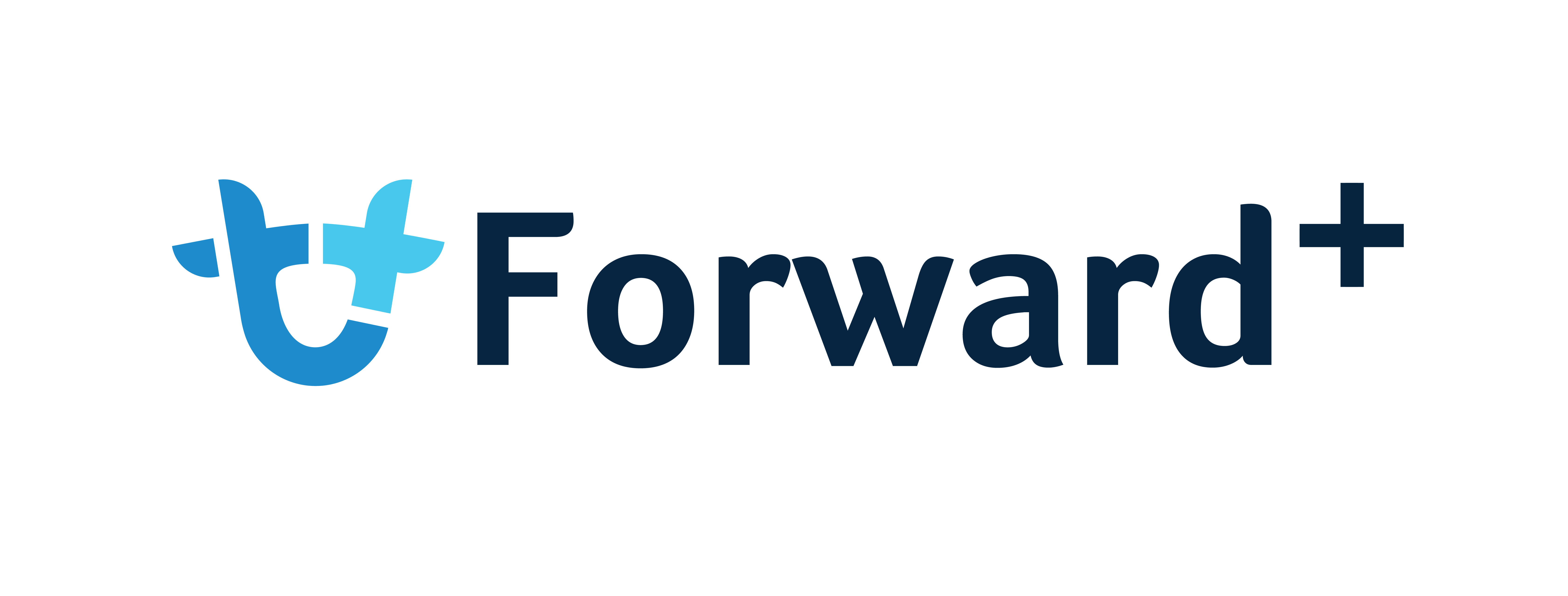 Forward+ Navy Coloured Logo