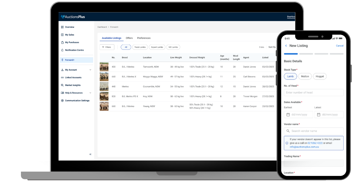 Forward+ | The smarter way to forward sell livestock with AuctionsPlus